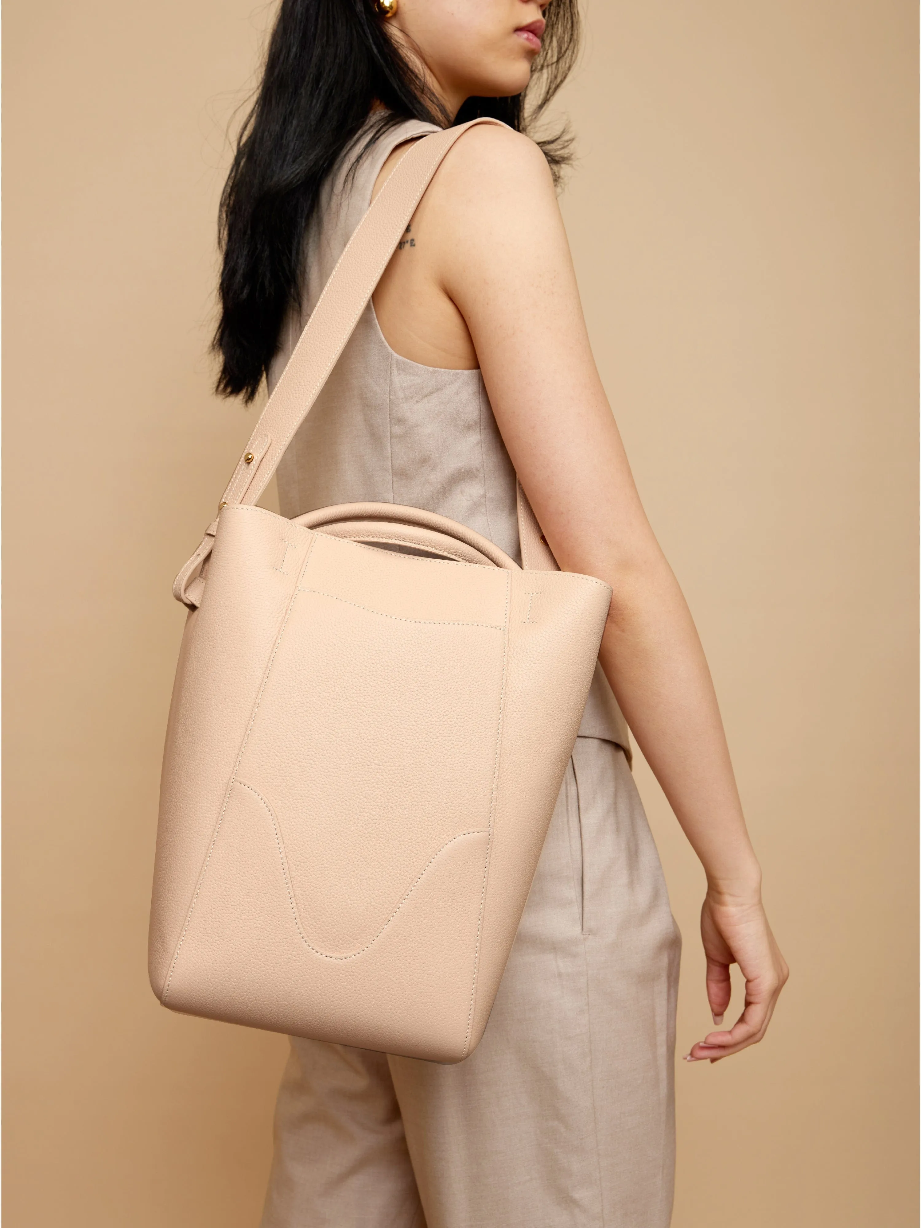 Marina Bucket Bag Blush