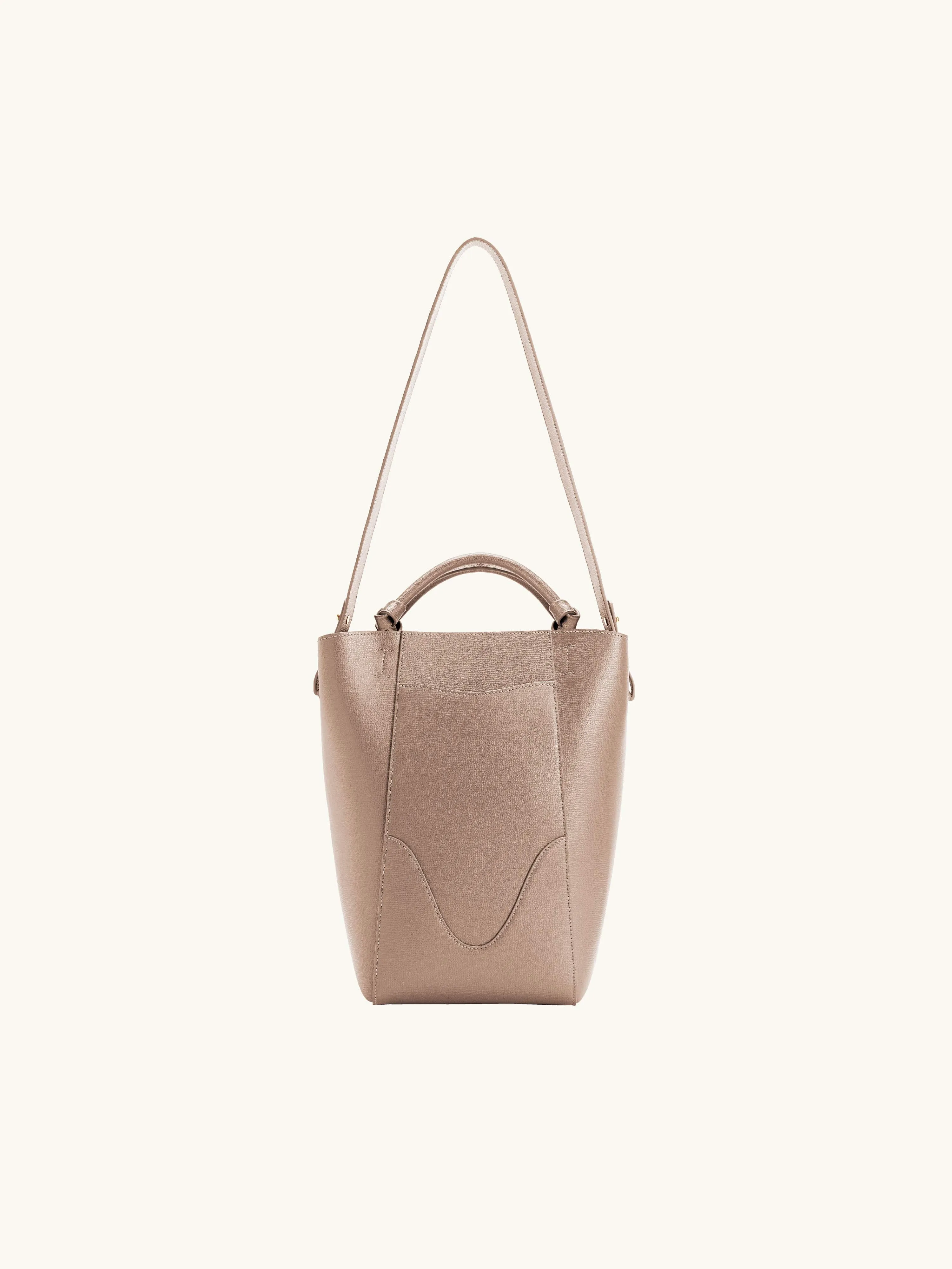 Marina Bucket Bag Latte (Luster Pebble)