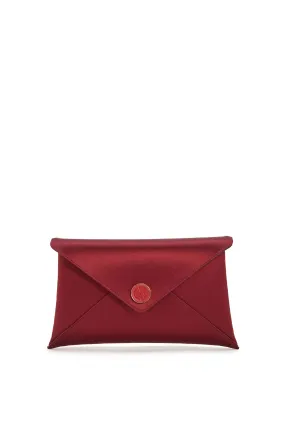 Medallion' Envelope Clutch Satin