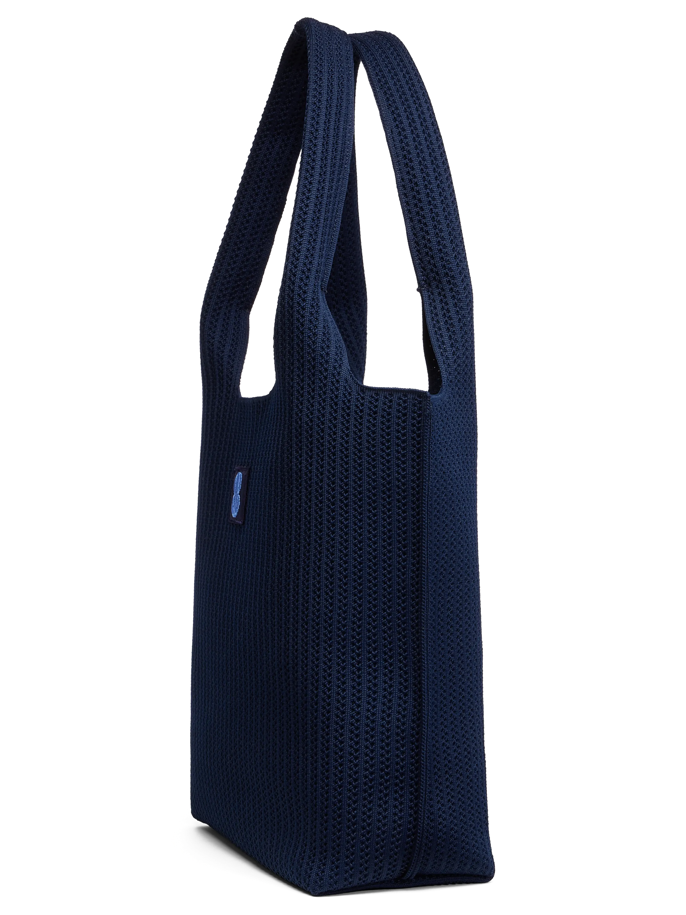 Medium - Navy Stripe Tote With Pouch