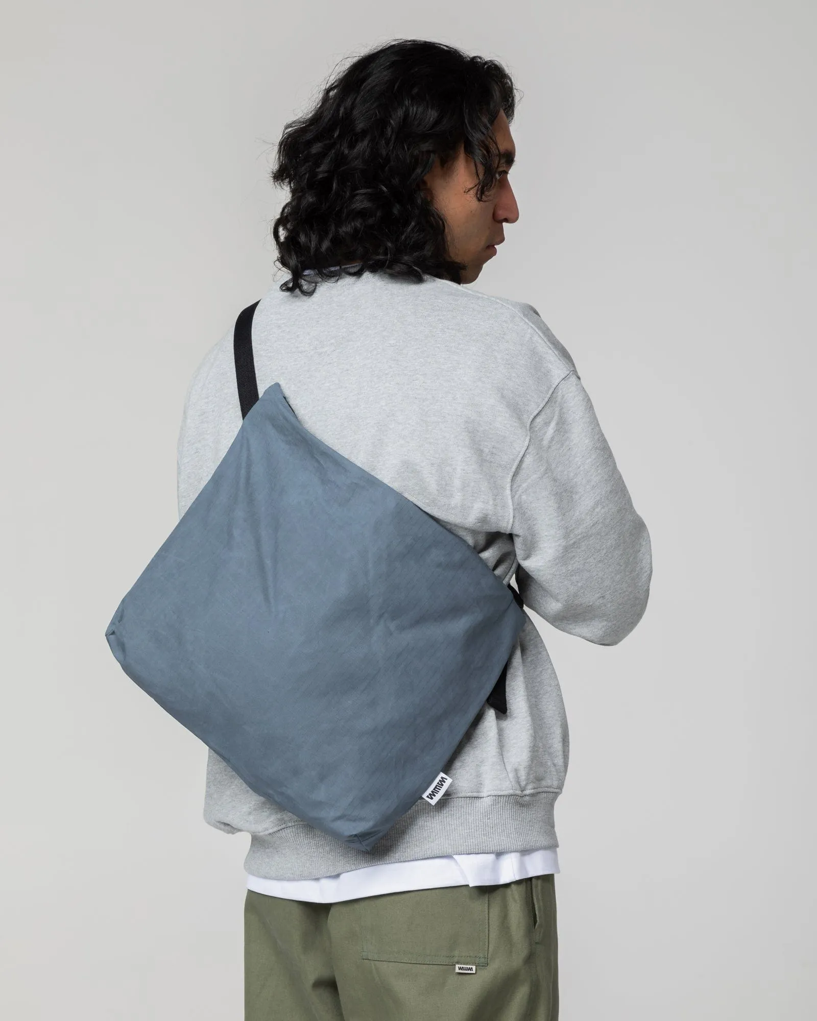 Slate Blue Messenger Bag Set - Stylish and Versatile Accessories for Everyday Use