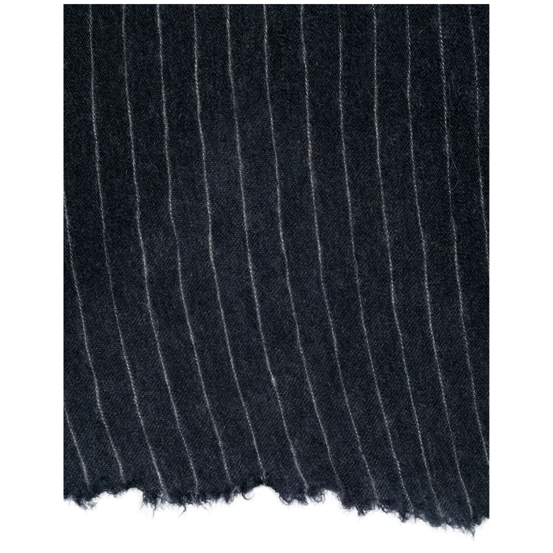 Midnight Stripe Zephyr Scarf