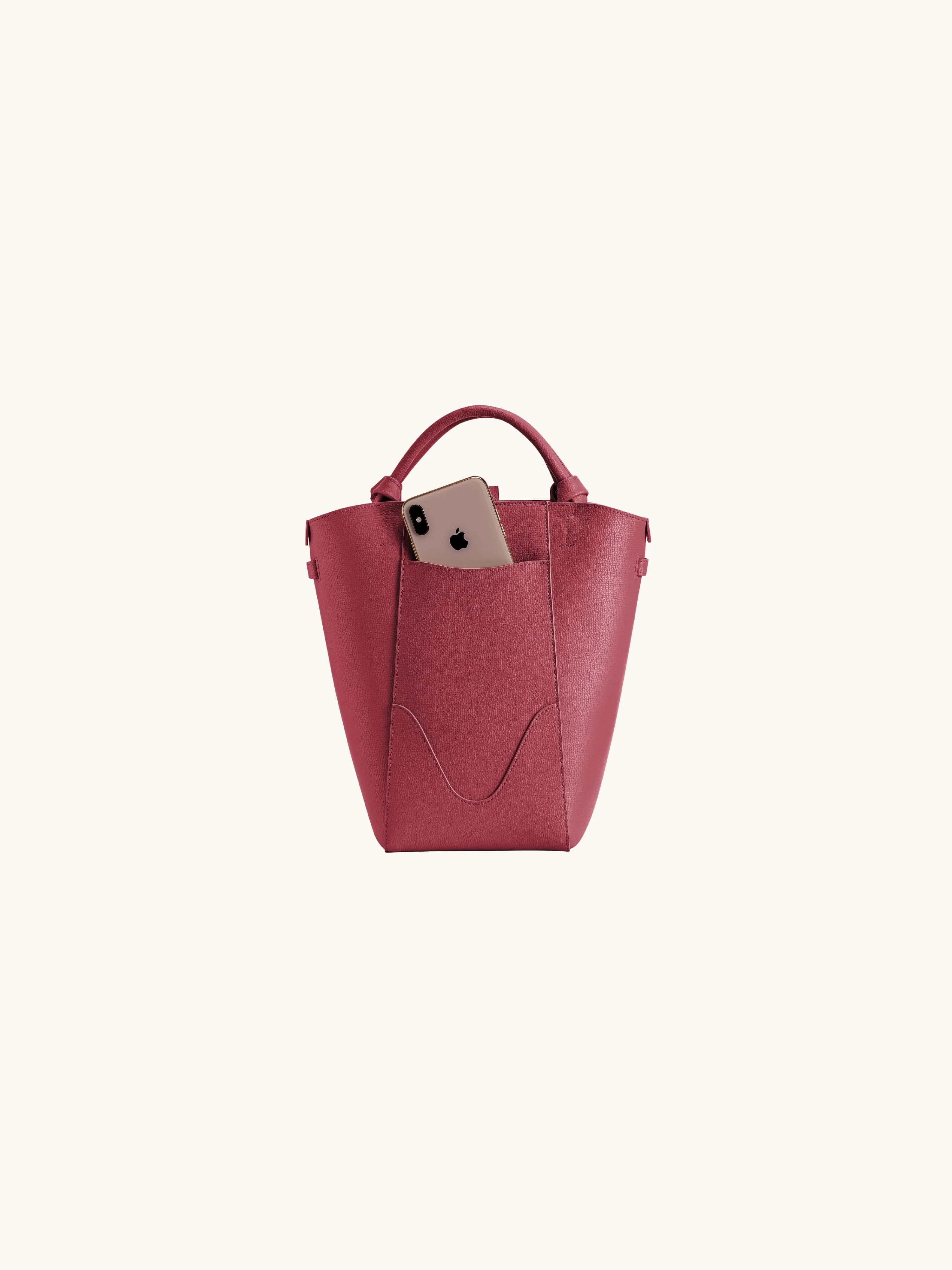 Mini Marina Bucket Bag Raspberry