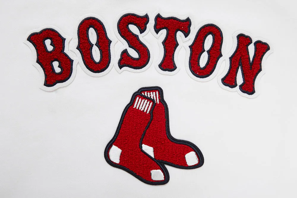 MLB BOSTON RED SOX CLASSIC WOMEN'S CREWNECK (WHITE)