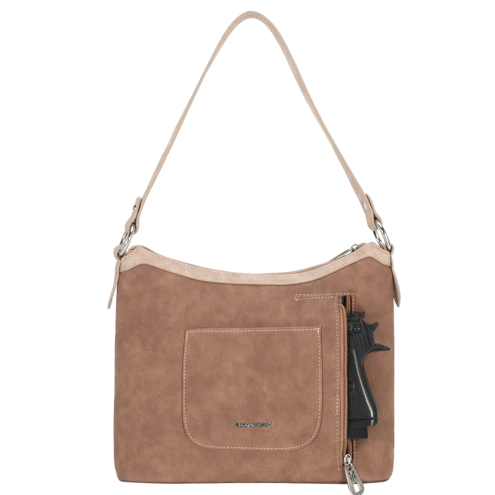 Montana West Cut-out Floral Stone Concho Concealed Carry Hobo