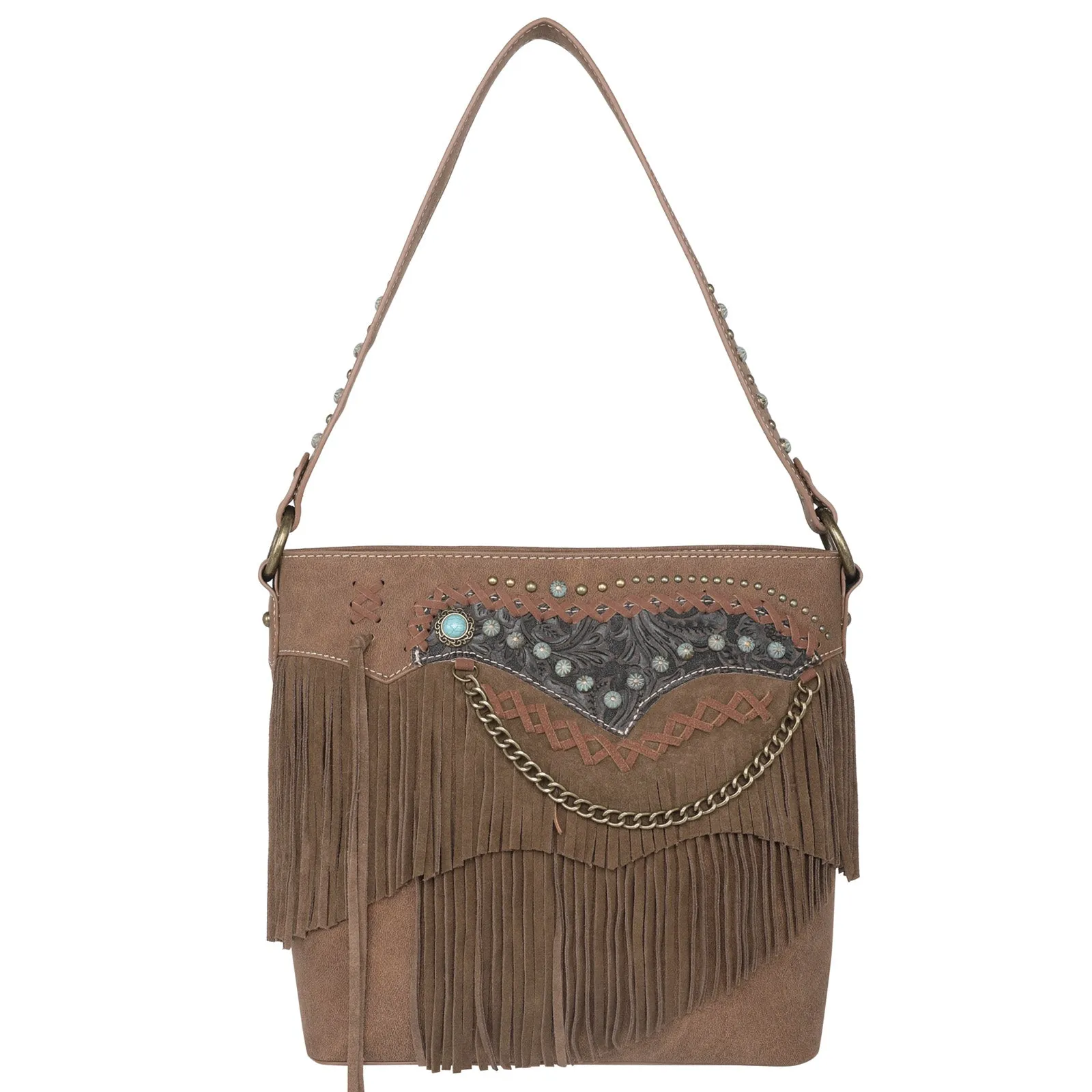 MW1201G-918 Montana West Fringe Collection Concealed Carry Hobo