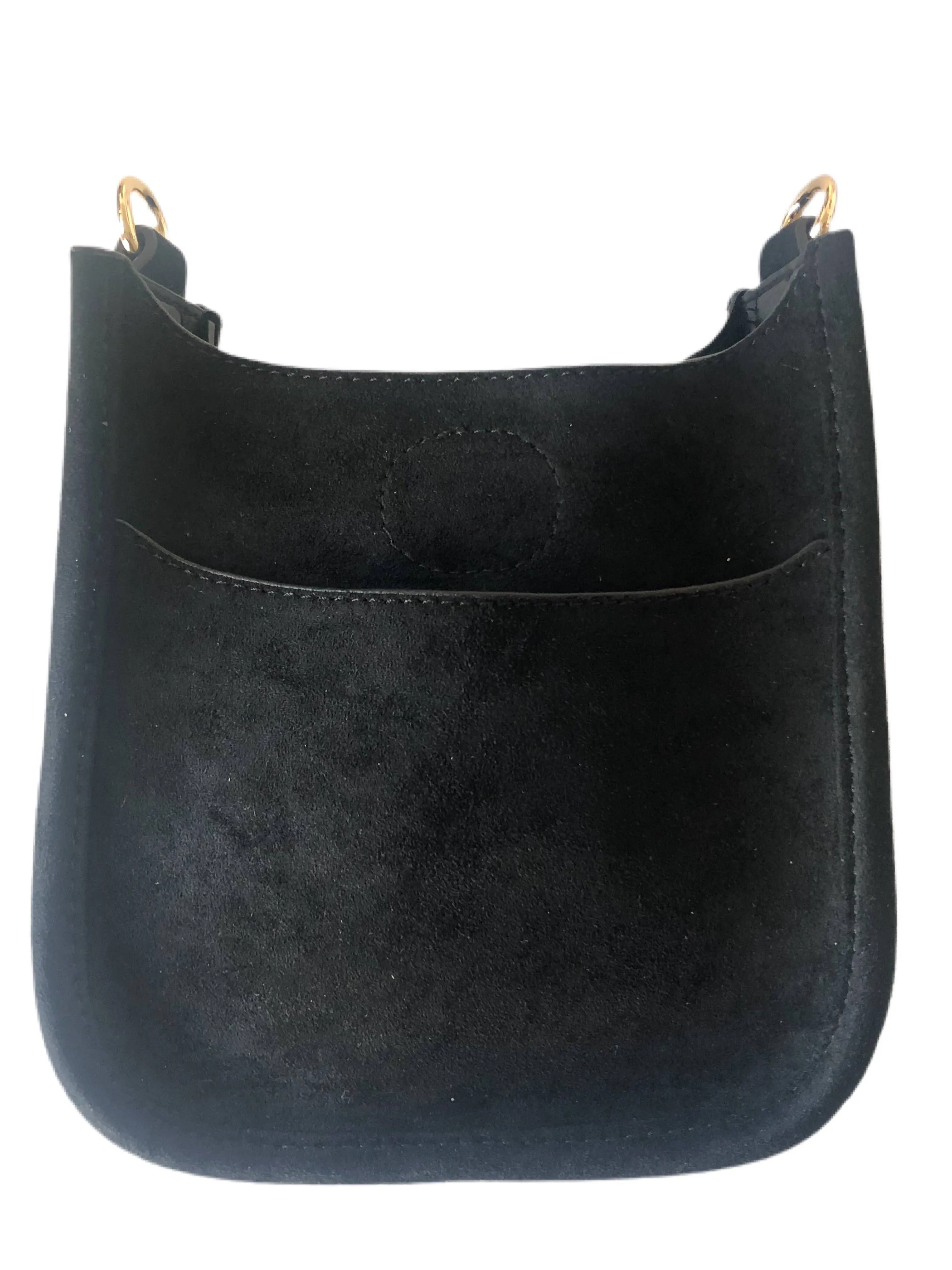 Petite Faux Suede Messenger - No Strap