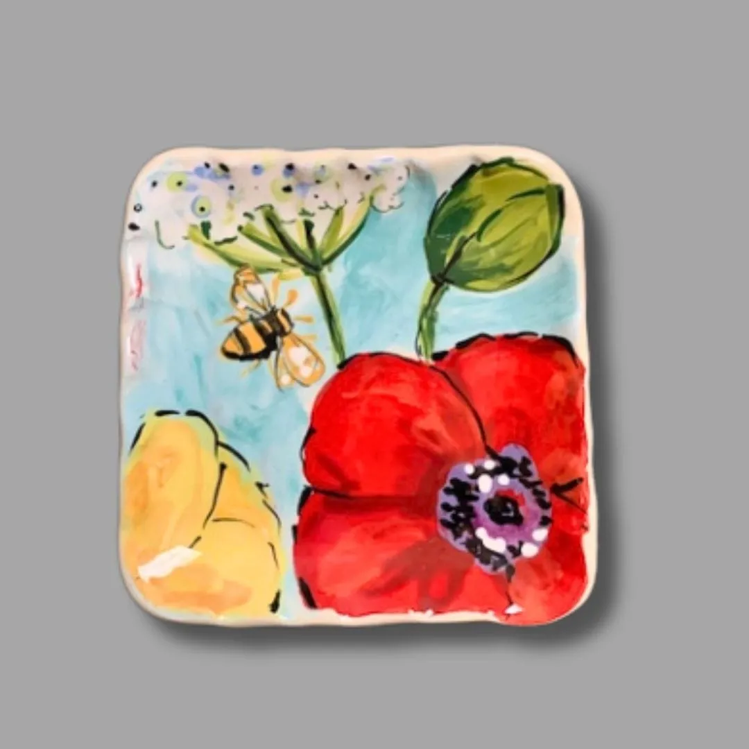 Poppy Mini Square Tray (Copy)