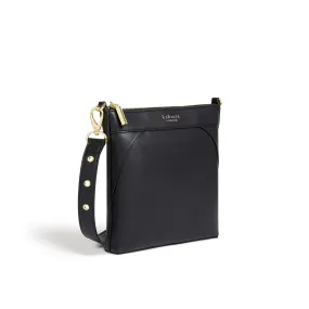 Raven Black Vegan Crossbody Bag