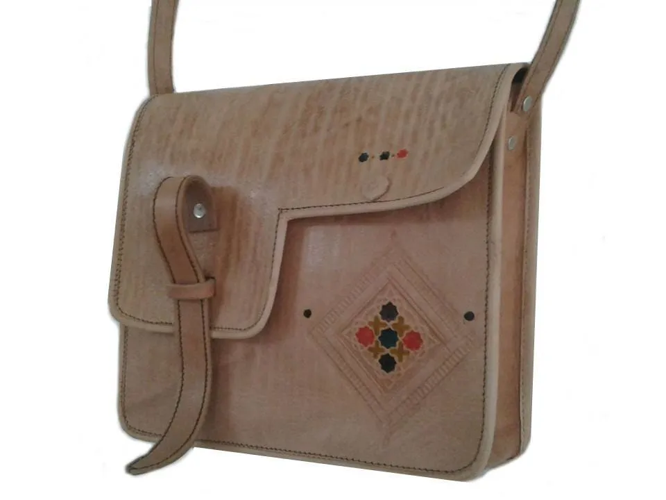 Riad Messenger Bag - Natural