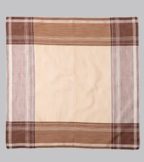 Simonnot Godard Arlequin Handkerchief Brown