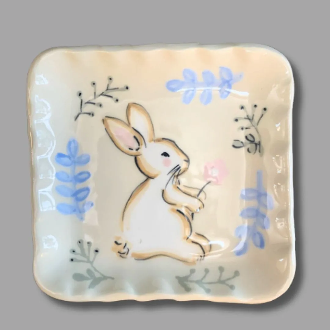 Soft Bunny Mini Square Tray