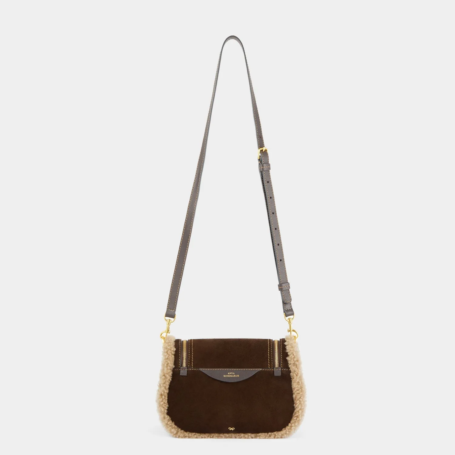 Suede Vere Small Satchel Cross-body