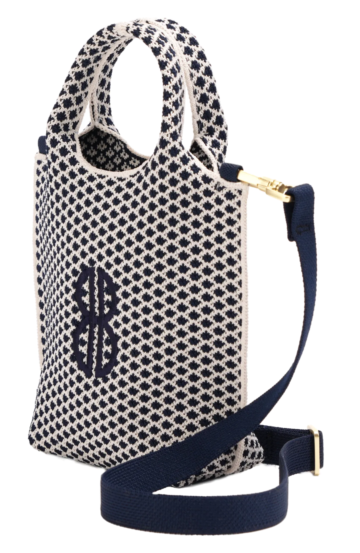 Sutton City Tote - Navy Diamond - Mini