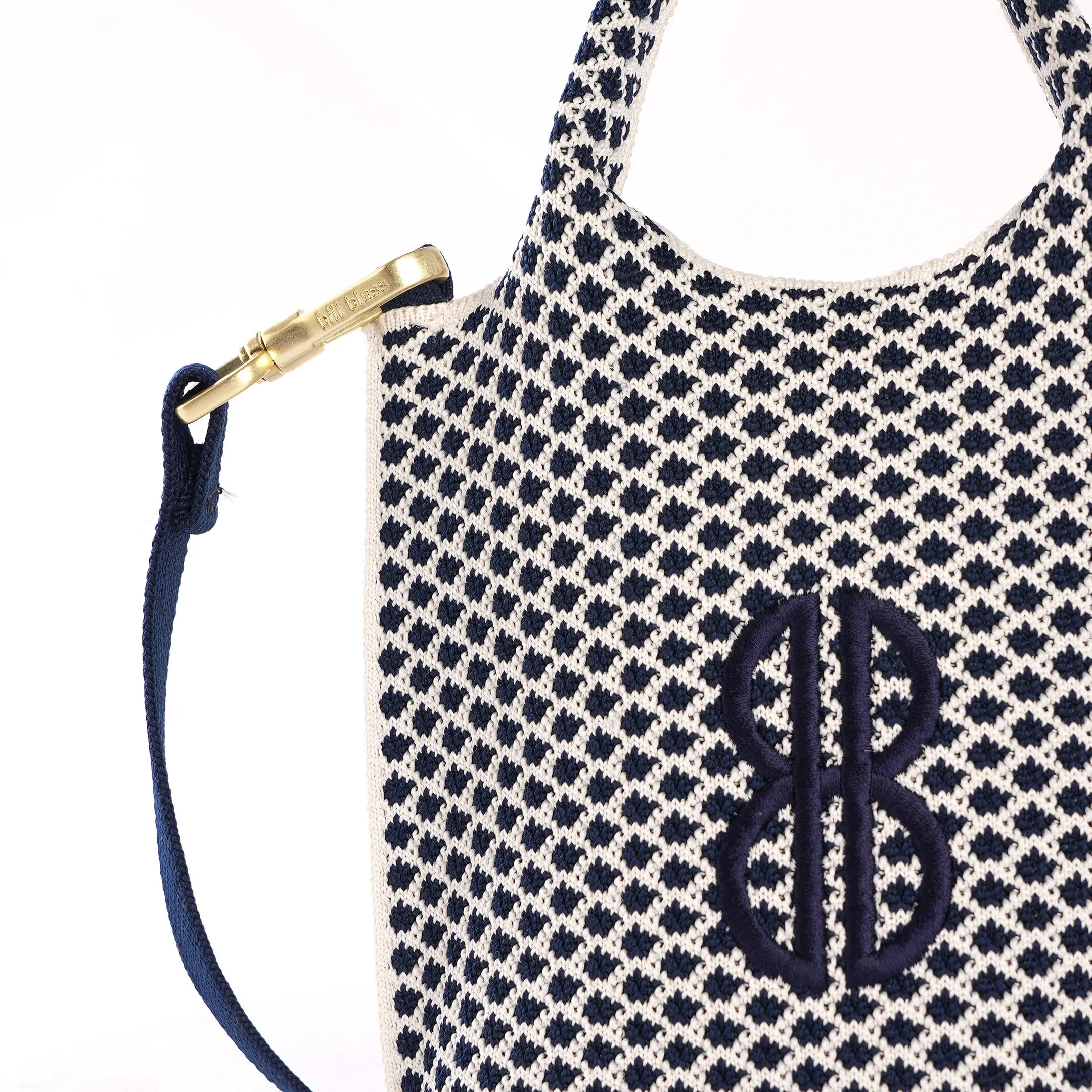 Sutton City Tote - Navy Diamond - Mini