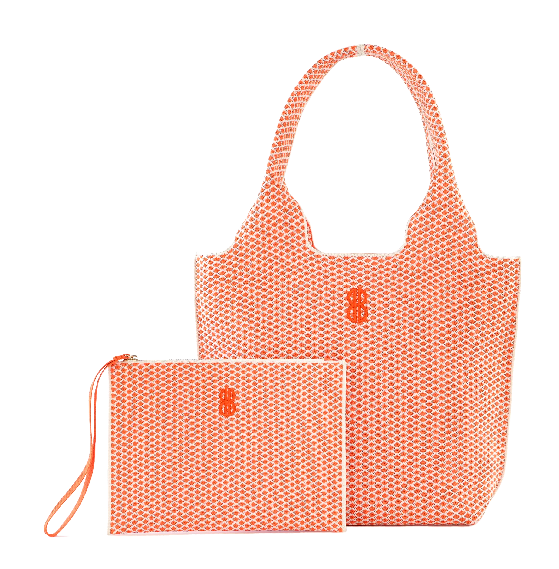 Sutton City Tote - Orange Diamond - Medium