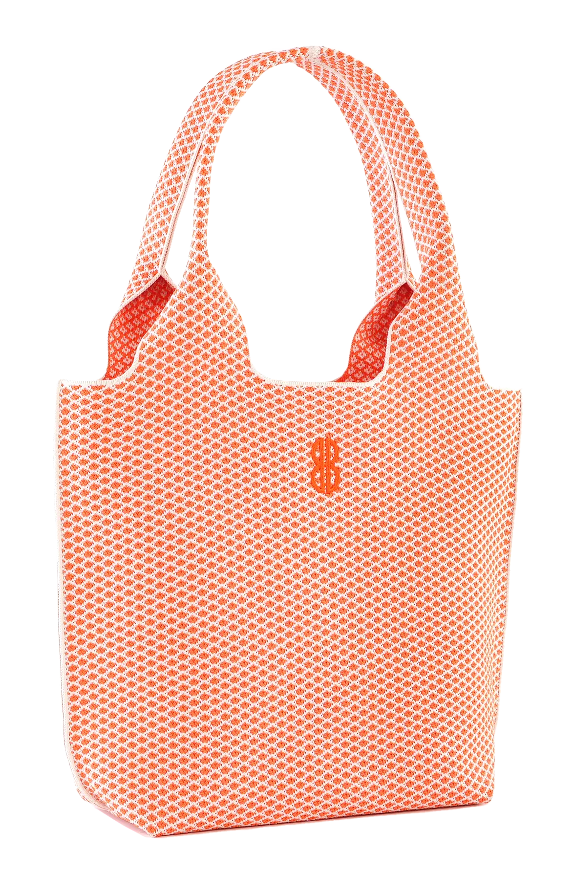 Sutton City Tote - Orange Diamond - Medium