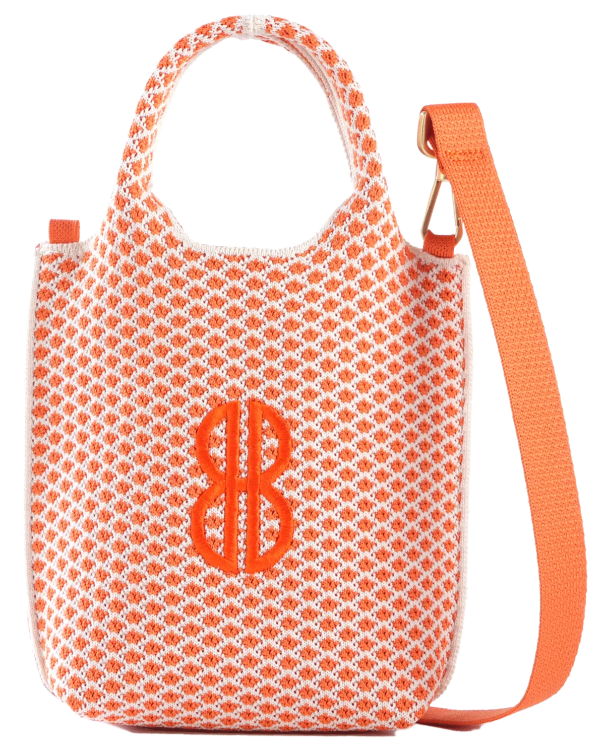 Sutton City Tote - Orange Diamond - Mini