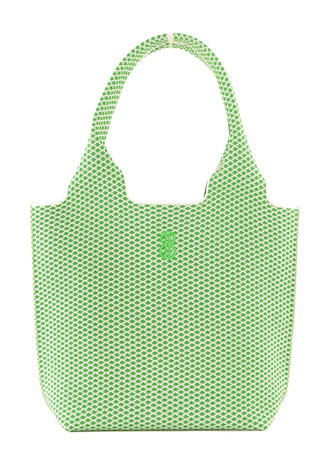 Sutton City Tote - Parakeet Green Diamond - Medium