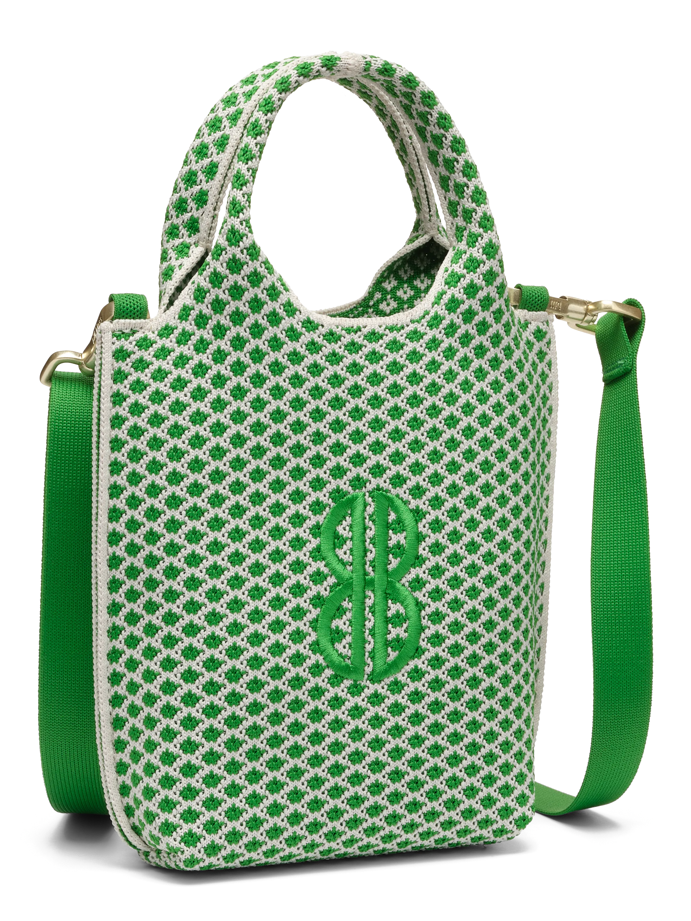 Sutton City Tote - Parakeet Green Diamond - Mini