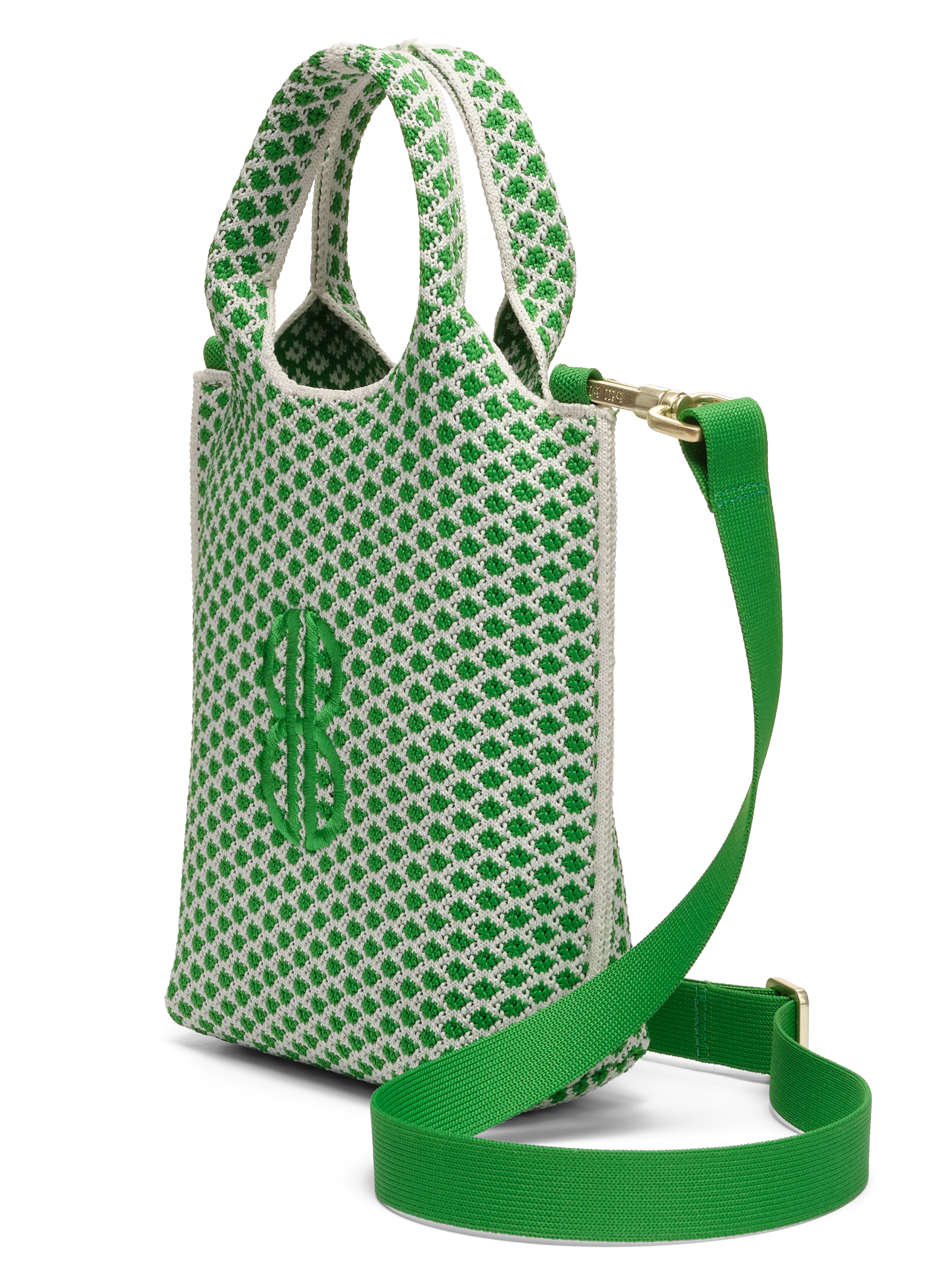 Sutton City Tote - Parakeet Green Diamond - Mini