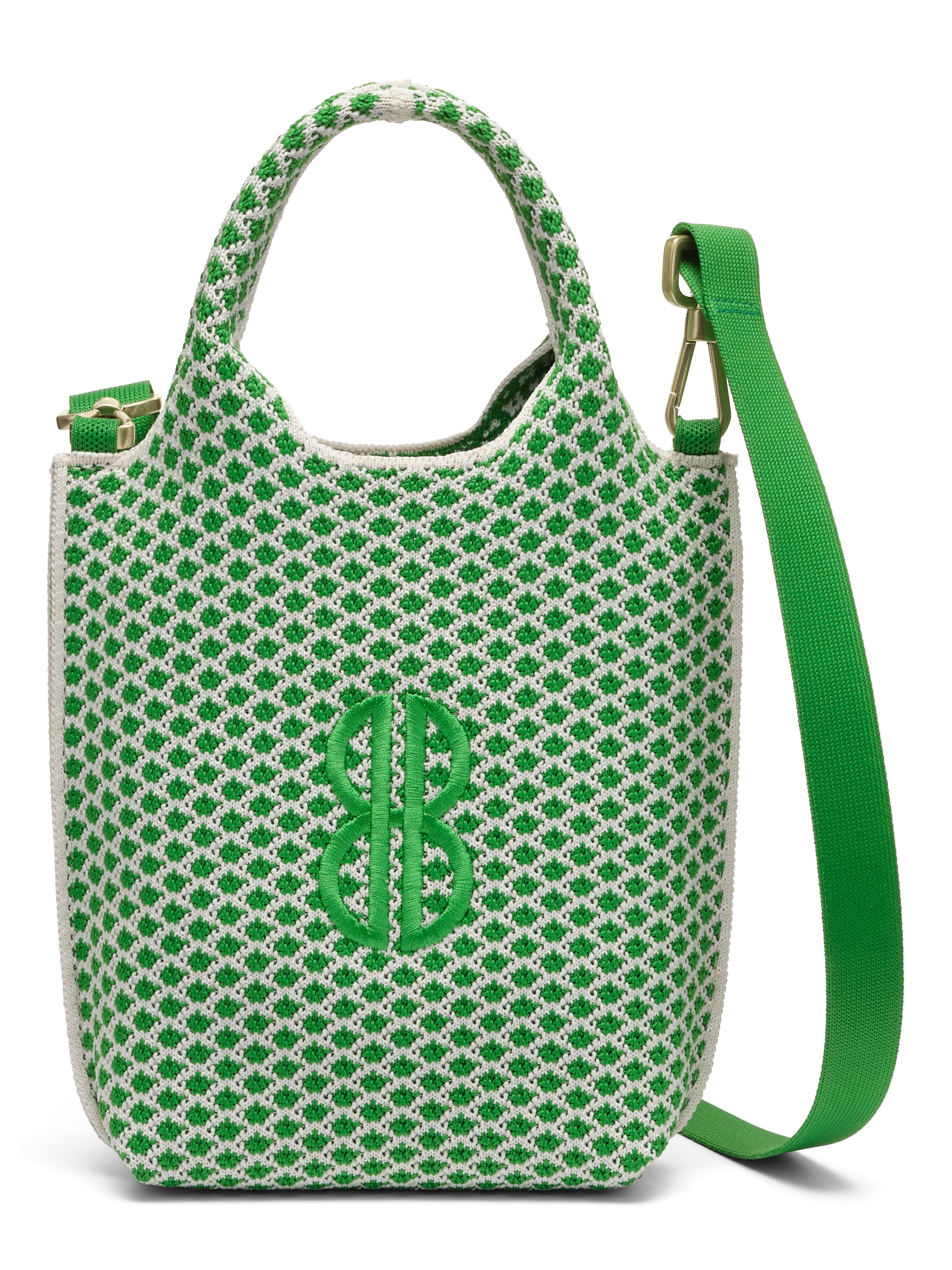 Sutton City Tote - Parakeet Green Diamond - Mini