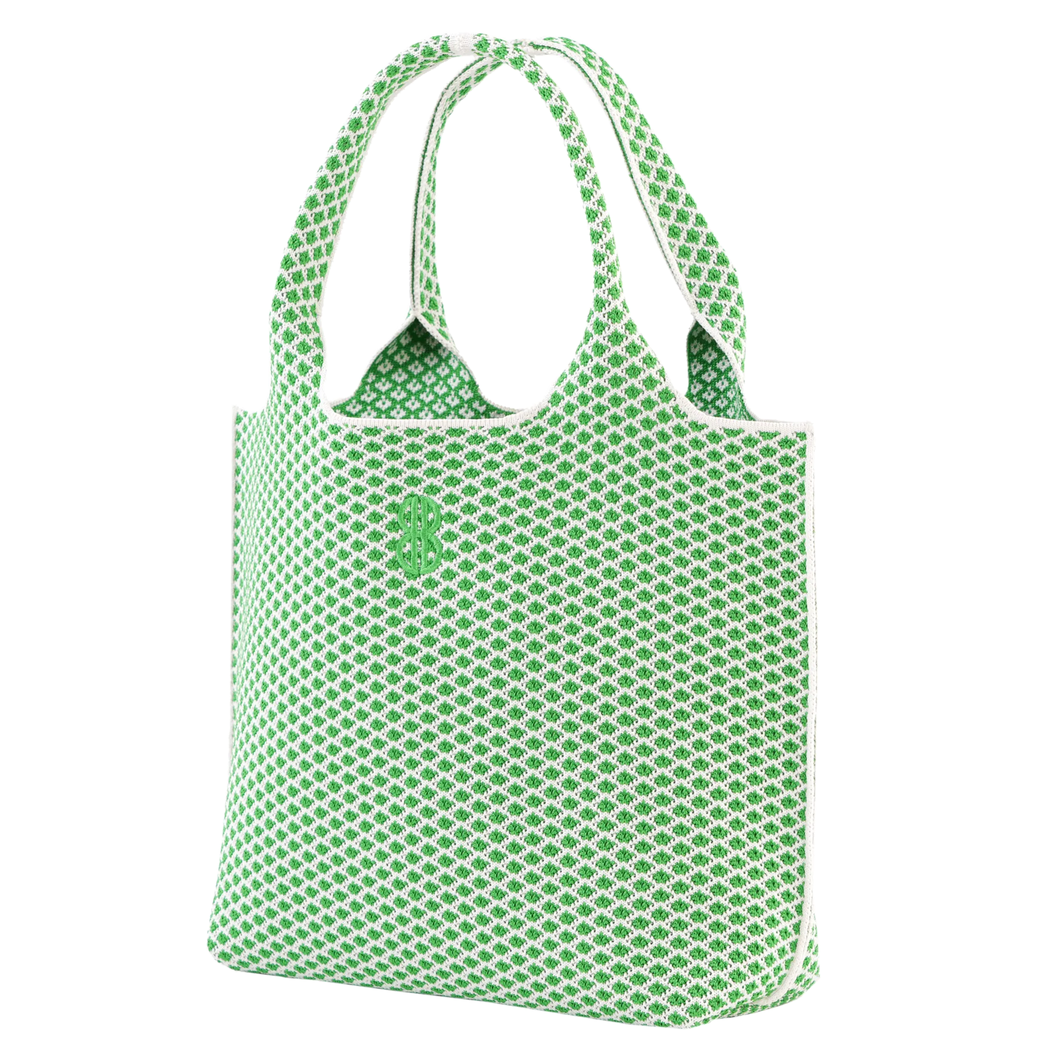 Sutton City Tote - Parakeet Green Diamond - Small