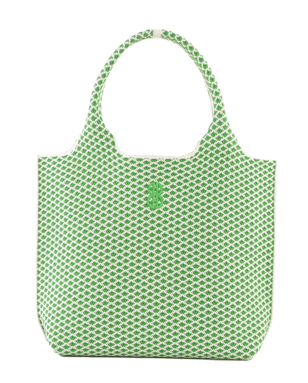 Sutton City Tote - Parakeet Green Diamond - Small