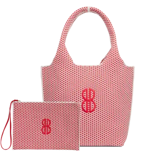 Sutton City Tote - Red Diamond - Medium