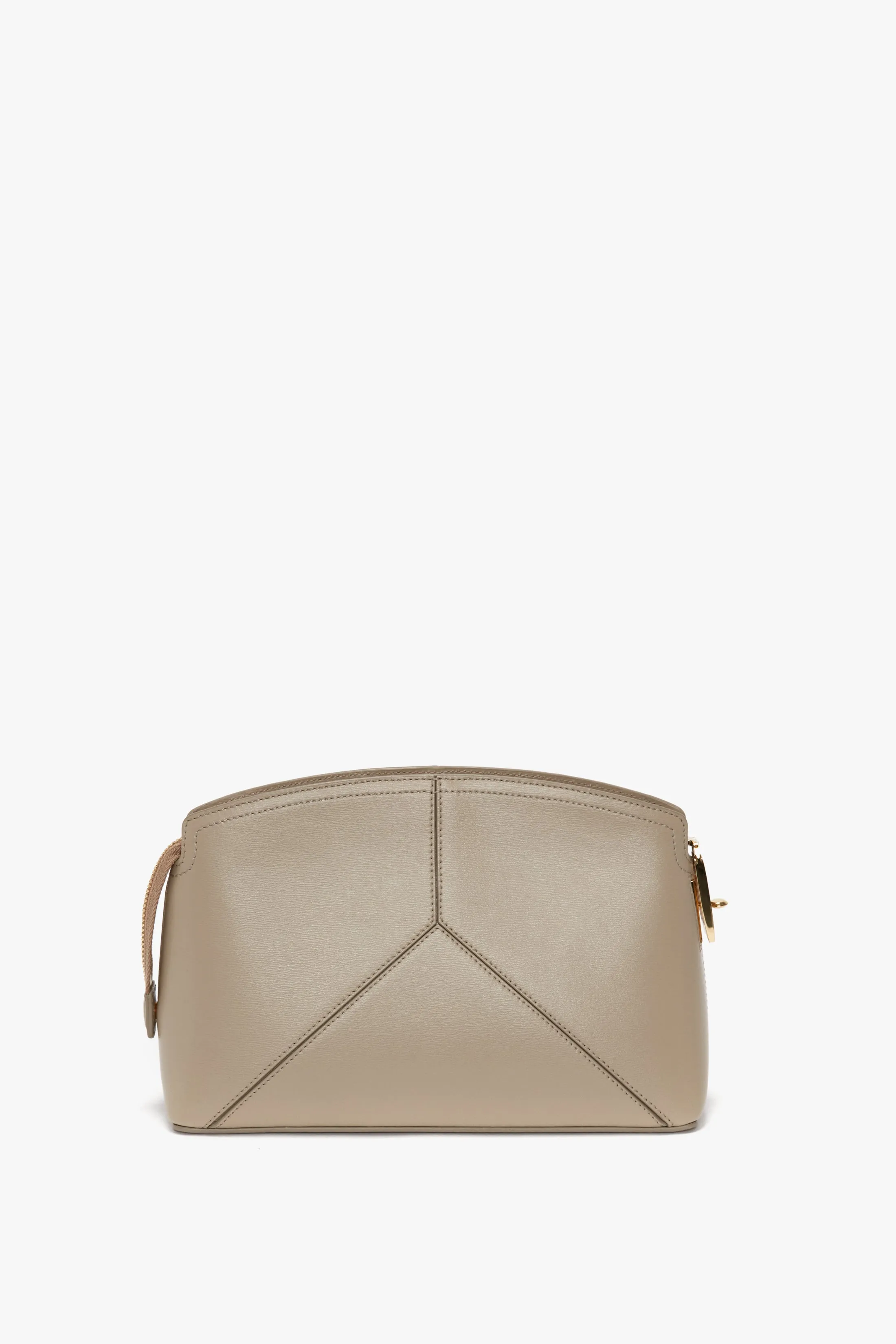 Victoria Crossbody Bag In Taupe Leather