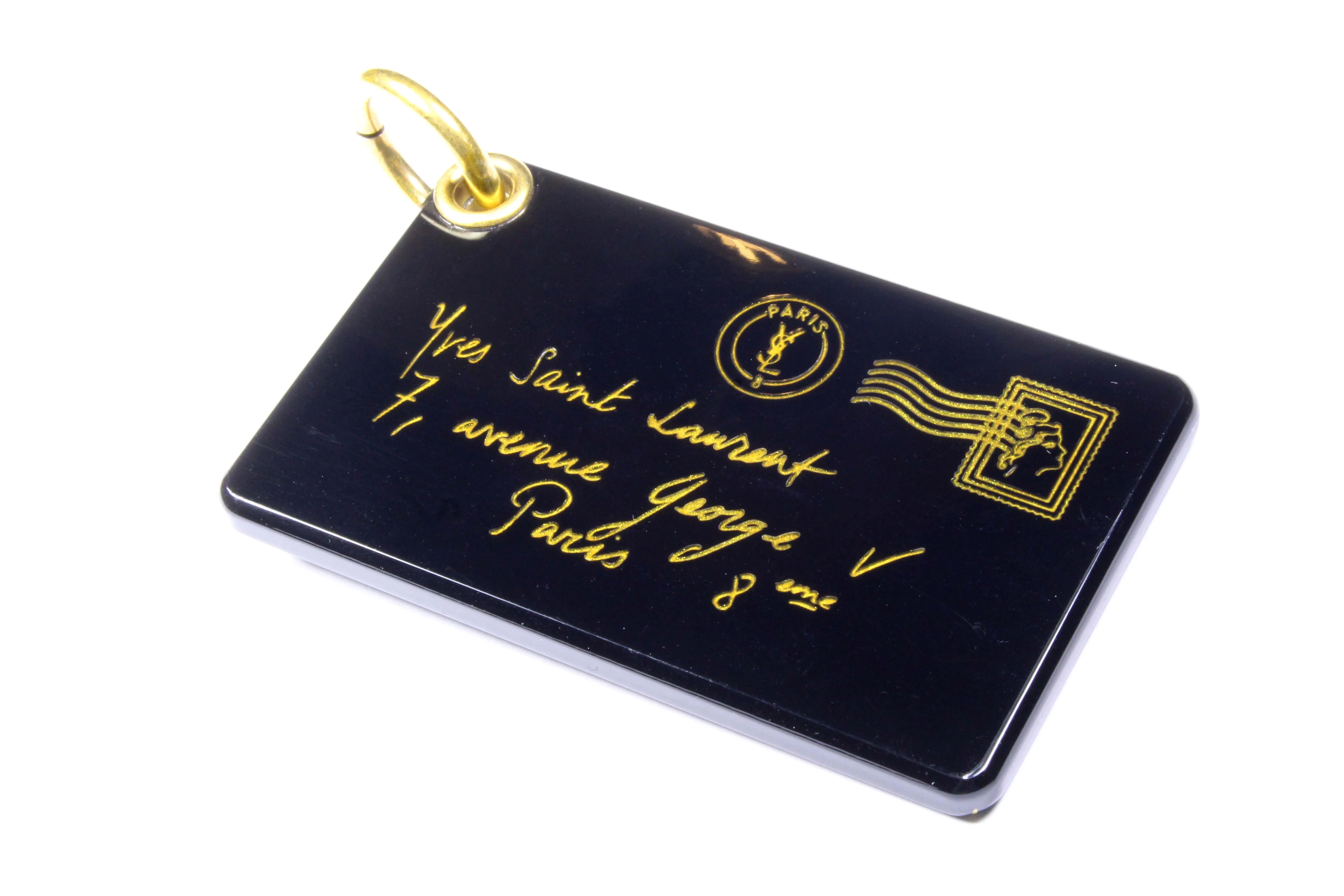 YVES SAINT LAURENT Y-mail envelope key-ring bag charm